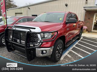2019 TOYOTA TUNDRA CREWMAX PICKUP RED AUTOMATIC - Dothan Auto Sales