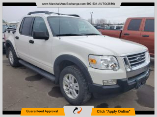 2010 FORD EXPLORER SPORT TRAC SUV V6, 4.0 LITER XLT SPORT UTILITY PICKUP 4D