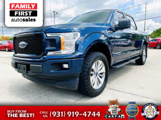 2018 FORD F150 SUPERCREW CAB PICKUP BLUE AUTOMATIC - Family First Auto Sales