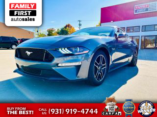 2021 FORD MUSTANG COUPE GRAY MANUAL - Family First Auto Sales