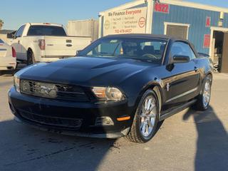 2011 FORD MUSTANG CONVERTIBLE BLACK AUTOMATIC - Compass Auto Sales