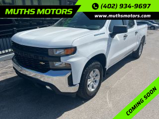 2020 CHEVROLET SILVERADO 1500 CREW CAB PICKUP WHITE AUTOMATIC - Muths Motors, Omaha, NE, 41.21354, -96.01267
