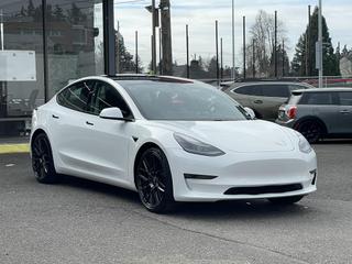 2021 TESLA MODEL 3 PERFORMANCE TESLA CERTIFIED ACTIVE SUPERCHARGE BY APPOINTMENT 
