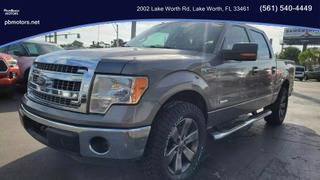 2013 FORD F150 SUPERCREW CAB PICKUP GRAY AUTOMATIC - PALM BEACH MOTORS in Lake Worth, FL 26.6177971223543, -80.07099620226047