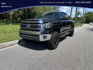 2014 TOYOTA TUNDRA DOUBLE CAB PICKUP BLACK AUTOMATIC - PALM BEACH MOTORS in Lake Worth, FL 26.6177971223543, -80.07099620226047