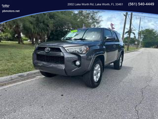 2015 TOYOTA 4RUNNER SUV GRAY AUTOMATIC - PALM BEACH MOTORS in Lake Worth, FL 26.6177971223543, -80.07099620226047