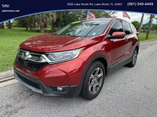 2018 HONDA CR-V SUV MAROON AUTOMATIC - PALM BEACH MOTORS in Lake Worth, FL 26.6177971223543, -80.07099620226047