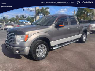 2012 FORD F150 SUPERCREW CAB PICKUP GRAY AUTOMATIC - PALM BEACH MOTORS in Lake Worth, FL 26.6177971223543, -80.07099620226047