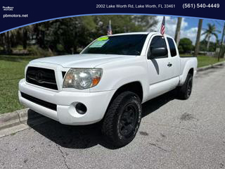 2010 TOYOTA TACOMA ACCESS CAB PICKUP WHITE AUTOMATIC - PALM BEACH MOTORS in Lake Worth, FL 26.6177971223543, -80.07099620226047