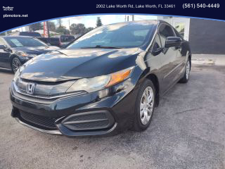 2015 HONDA CIVIC COUPE 4-CYL, I-VTEC, 1.8 LITER LX COUPE 2D at PB Motors Lake Worth, FL 33461 26.617710996647727, -80.0731528981533