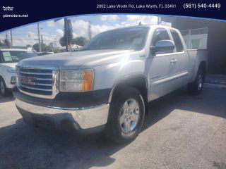 2011 GMC SIERRA 1500 EXTENDED CAB PICKUP V8, FLEX FUEL, 5.3 LITER SLE PICKUP 4D 8 FT at PB Motors Lake Worth, FL 33461 26.617710996647727, -80.0731528981533