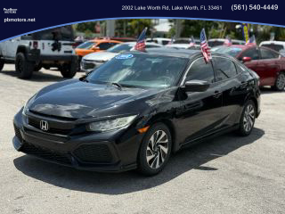 2018 HONDA CIVIC HATCHBACK 4-CYL, TURBO, 1.5 LITER LX HATCHBACK 4D at PB Motors Lake Worth, FL 33461 26.617710996647727, -80.0731528981533