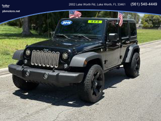 2016 JEEP WRANGLER SUV V6, 3.6 LITER UNLIMITED SPORT S SPORT UTILITY 4D at PB Motors Lake Worth, FL 33461 26.617710996647727, -80.0731528981533