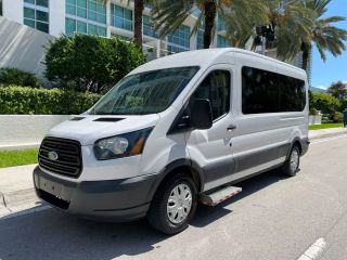 2017 FORD TRANSIT 350 WAGON XLT HANDICAP ACCESSIBLE VAN W/MEDIUM ROOF W/SLIDING SIDE DOOR VAN 3D