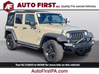 2017 JEEP WRANGLER UNLIMITED SPORT SUV 4D