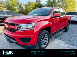 2019 CHEVROLET COLORADO CREW CAB PICKUP RED AUTOMATIC - HBK Automotive, LLP, Boaz, AL, 34.17225, -86.14095