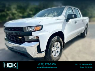 2020 CHEVROLET SILVERADO 1500 CREW CAB PICKUP WHITE AUTOMATIC - HBK Automotive, LLP, Boaz, AL, 34.17225, -86.14095