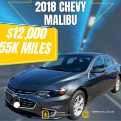 2018 CHEVROLET MALIBU LS SEDAN 4D