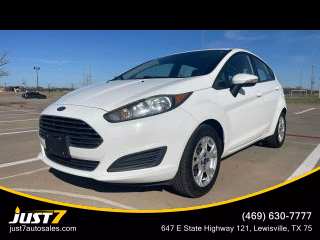 2016 FORD FIESTA HATCHBACK WHITE AUTOMATIC - Just7 Auto Sales, in Lewisville, TX 34.172097607702305, -118.3754893925942