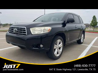 2008 TOYOTA HIGHLANDER SUV BLACK AUTOMATIC - Just7 Auto Sales, in Lewisville, TX 34.172097607702305, -118.3754893925942