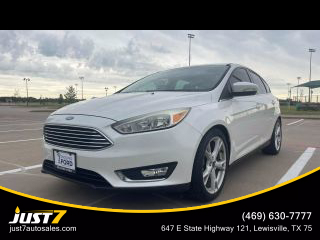 2015 FORD FOCUS HATCHBACK WHITE AUTOMATIC - Just7 Auto Sales, in Lewisville, TX 34.172097607702305, -118.3754893925942