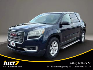 2015 GMC ACADIA SUV BLUE AUTOMATIC - Just7 Auto Sales, in Lewisville, TX 34.172097607702305, -118.3754893925942