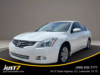 2012 NISSAN ALTIMA SEDAN WHITE AUTOMATIC - Just7 Auto Sales, in Lewisville, TX 34.172097607702305, -118.3754893925942