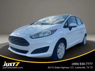 2016 FORD FIESTA HATCHBACK WHITE AUTOMATIC - Just7 Auto Sales, in Lewisville, TX 34.172097607702305, -118.3754893925942