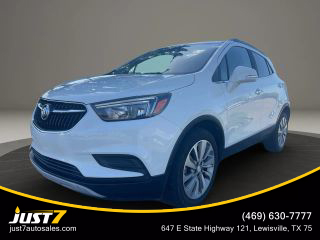 2018 BUICK ENCORE SUV WHITE AUTOMATIC - Just7 Auto Sales, in Lewisville, TX 34.172097607702305, -118.3754893925942