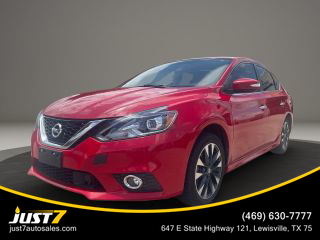 2019 NISSAN SENTRA SEDAN RED AUTOMATIC - Just7 Auto Sales, in Lewisville, TX 34.172097607702305, -118.3754893925942