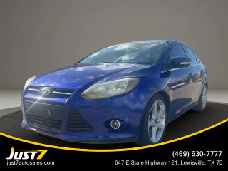 2014 FORD FOCUS SEDAN BLUE AUTOMATIC - Just7 Auto Sales, in Lewisville, TX 34.172097607702305, -118.3754893925942