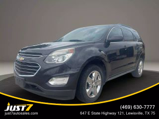 2016 CHEVROLET EQUINOX SUV BLACK AUTOMATIC - Just7 Auto Sales, in Lewisville, TX 34.172097607702305, -118.3754893925942