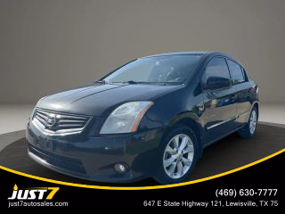 2011 NISSAN SENTRA SEDAN BLACK AUTOMATIC - Just7 Auto Sales, in Lewisville, TX 34.172097607702305, -118.3754893925942