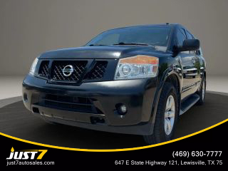 2014 NISSAN ARMADA SUV BLACK AUTOMATIC - Just7 Auto Sales, in Lewisville, TX 34.172097607702305, -118.3754893925942