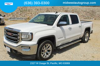 2018 GMC SIERRA 1500 CREW CAB PICKUP WHITE AUTOMATIC - Midwest Auto Group in Pacific, MO. 38.48644996127009, -90.7730553631217