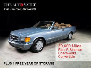 Image of 1986 MERCEDES-BENZ 560 SEC EXTREMELY RARE R. STRATMAN CONVERTIBLE