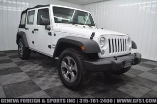 2016 JEEP WRANGLER UNLIMITED SPORT SUV 4D