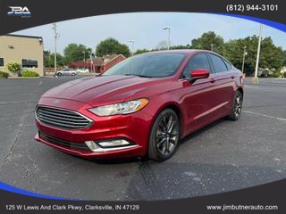 2018 FORD FUSION SEDAN RUBY RED METALLIC TINTED CLEARCOAT AUTOMATIC - Jim Butner Auto in Clarksville, IN 38.30782262290089, -85.77529235397657