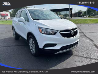 2018 BUICK ENCORE SUV WHITE FROST TRICOAT/SATIN NICKEL METALLIC AUTOMATIC - Jim Butner Auto in Clarksville, IN 38.30782262290089, -85.77529235397657