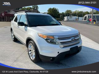 2011 FORD EXPLORER SUV WHITE SUEDE AUTOMATIC - Jim Butner Auto in Clarksville, IN 38.30782262290089, -85.77529235397657