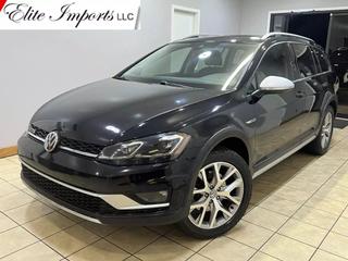 2018 VOLKSWAGEN GOLF ALLTRACK WAGON DEEP BLACK PEARL METALLIC AUTOMATIC - Elite Imports in West Chester, OH 39.31714882313472, -84.3708338306823