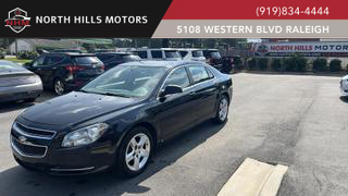 2009 CHEVROLET MALIBU SEDAN BLACK AUTOMATIC - North Hills Motors, Raleigh, NC, 35.78879, -78.71130