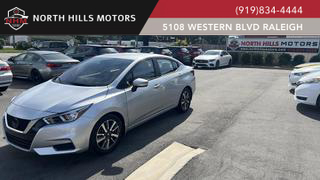 2021 NISSAN VERSA SEDAN SILVER AUTOMATIC - North Hills Motors, Raleigh, NC, 35.78879, -78.71130