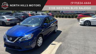 2019 NISSAN SENTRA SEDAN BLUE AUTOMATIC - North Hills Motors, Raleigh, NC, 35.78879, -78.71130