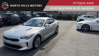 2018 KIA STINGER SEDAN WHITE AUTOMATIC - North Hills Motors, Raleigh, NC, 35.78879, -78.71130