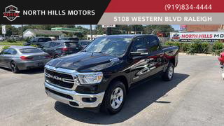 2019 RAM 1500 CREW CAB PICKUP BLACK AUTOMATIC - North Hills Motors, Raleigh, NC, 35.78879, -78.71130