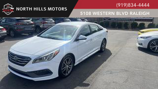 2015 HYUNDAI SONATA SEDAN WHITE AUTOMATIC - North Hills Motors, Raleigh, NC, 35.78879, -78.71130