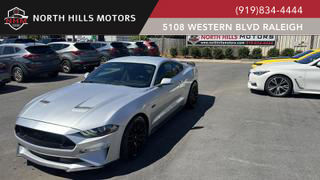 2018 FORD MUSTANG COUPE SILVER MANUAL - North Hills Motors, Raleigh, NC, 35.78879, -78.71130