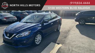 2018 NISSAN SENTRA SEDAN BLUE AUTOMATIC - North Hills Motors, Raleigh, NC, 35.78879, -78.71130