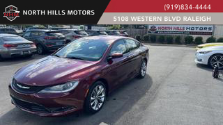 2015 CHRYSLER 200 SEDAN RED AUTOMATIC - North Hills Motors, Raleigh, NC, 35.78879, -78.71130